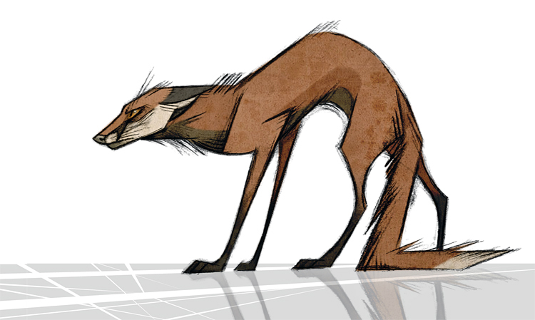 2014 ambiguous_gender canine ears_back feral fox mammal skia solo