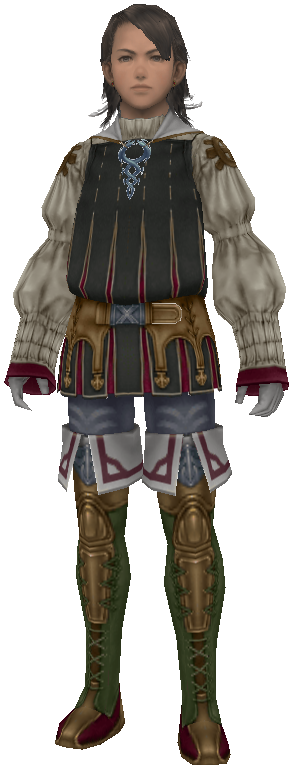 1boy belt boots final_fantasy final_fantasy_xii full_body gloves larsa_ferrinas_solidor long_sleeves male male_focus official_art pteruges solo thigh_boots thighhighs transparent_background