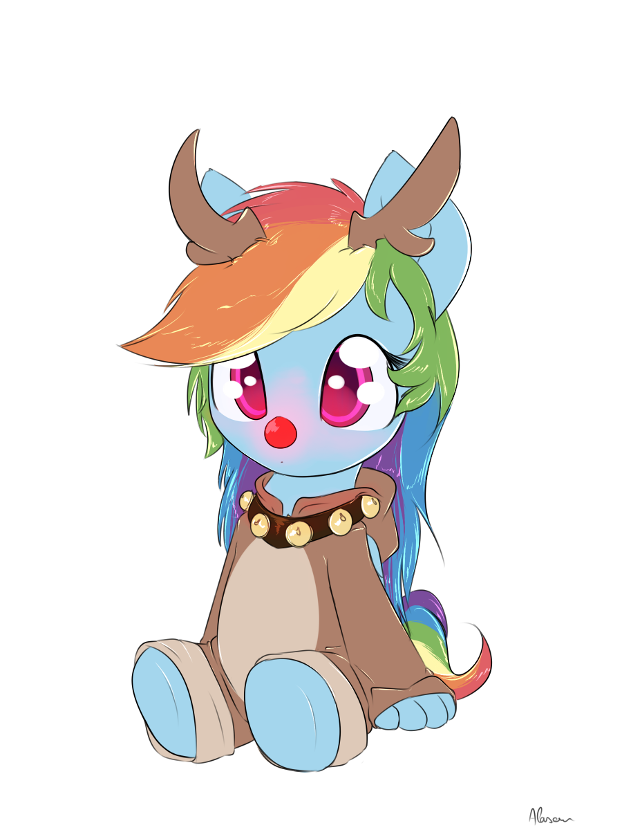 2014 alasou alpha_channel anthro anthrofied blue_fur chibi clothing costume cute equine female friendship_is_magic fur hair mammal multicolored_hair my_little_pony pegasus pink_eyes plain_background rainbow_dash_(mlp) rainbow_hair solo transparent_background wings