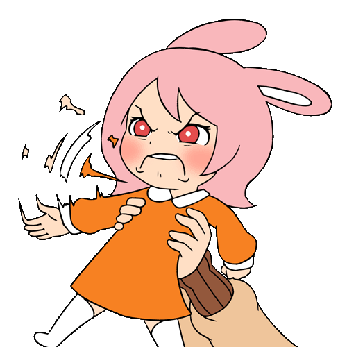 anais_watterson angry animated blush female frown gumball_watterson karate_chop lagomorph mammal mikeinel rabbit the_amazing_world_of_gumball unhappy