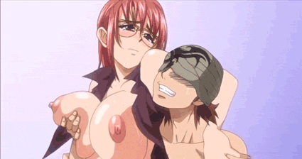 1boy 1girl animated animated_gif censored cowgirl girl_on_top glasses lowres nosewasure red_hair red_head reverse_cowgirl_position riding sex straddling vaginal