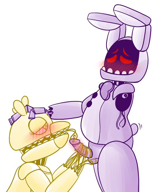 avian bird bonnie_(fnaf) chica_(fnaf) chicken five_nights_at_freddy's lagomorph mammal penis rabbit snaxattacks wires