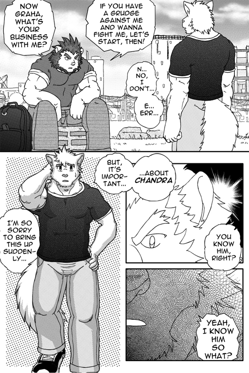 biceps catalyst comic feline lion male mammal muscles pecs ryuu_majin