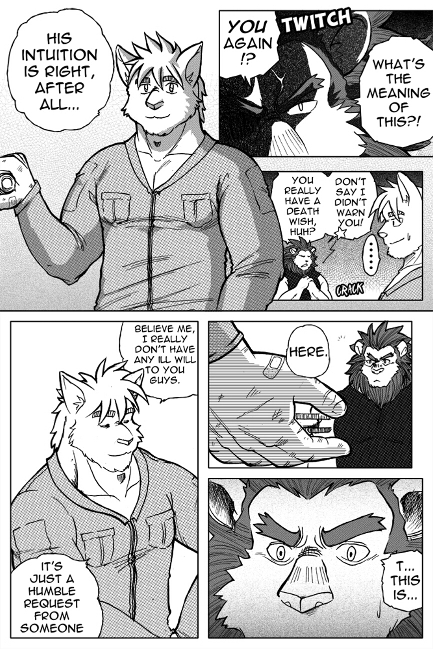 biceps big_muscles catalyst comic feline lion male mammal muscles pecs ryuu_majin