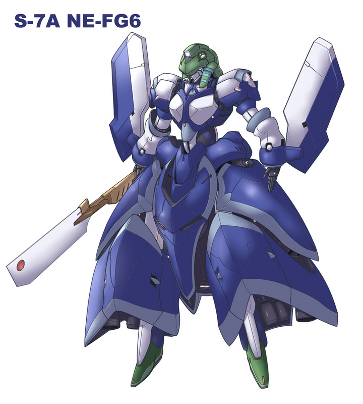 full_body holding holding_sword holding_weapon kochiya_sanae mecha mechanization no_humans simple_background standing sword touhou unsheathed weapon white_background yoshi_tama