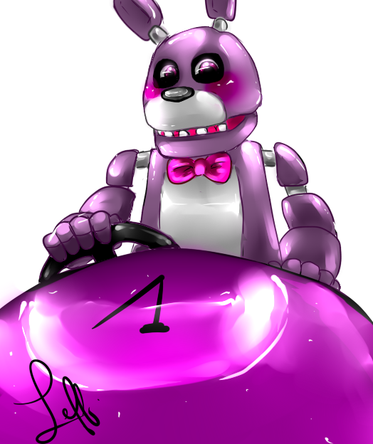 &lt;3 animatronic bonnie_(fnaf) bow_tie eoki-san_(artist) five_nights_at_freddy's lagomorph machine male mammal mechanical rabbit robot video_games