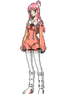 ahoge full_body long_hair lowres nono_(top_wo_nerae_2!) pink_hair pixel_art solo standing thighhighs top_wo_nerae_2! transparent_background yg
