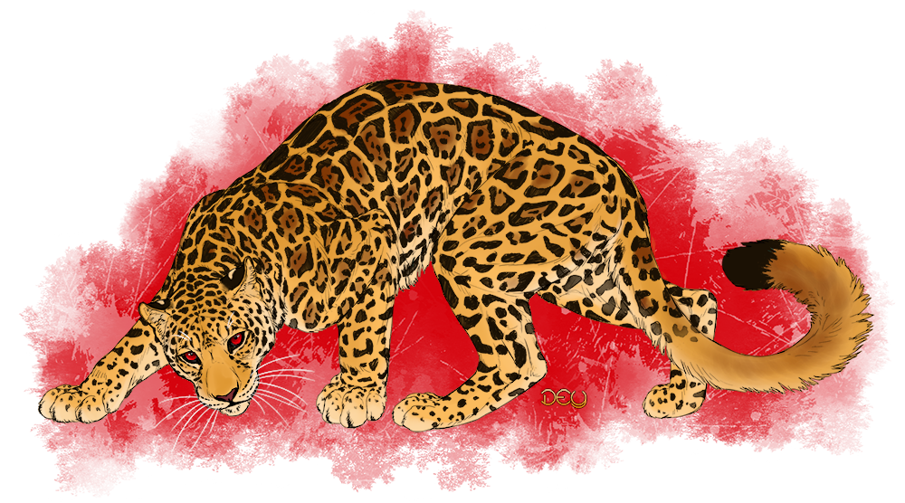 2015 abstract_background ambiguous_gender cheetah claws deyvarah feline feral fur mammal paws prowling red_eyes solo spots whiskers yellow_fur