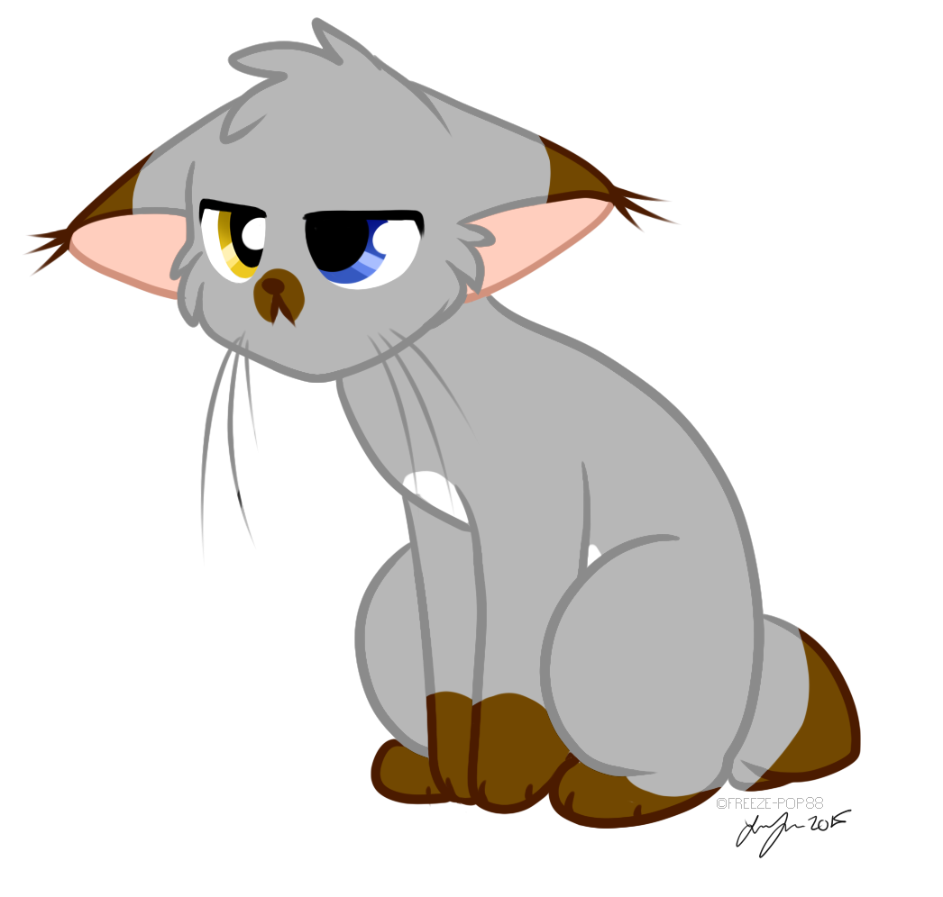 ambiguous_gender bobtail cat character fan_character feline feral freeze-pop88 heterochromia japanese mammal mlpstyle solo vis