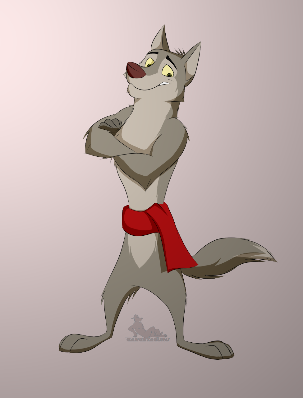 (crocpond) 2015 anthro canine cool crocpond gangstaguru male mammal one_eye_closed towel wink_(crocpond) wolf