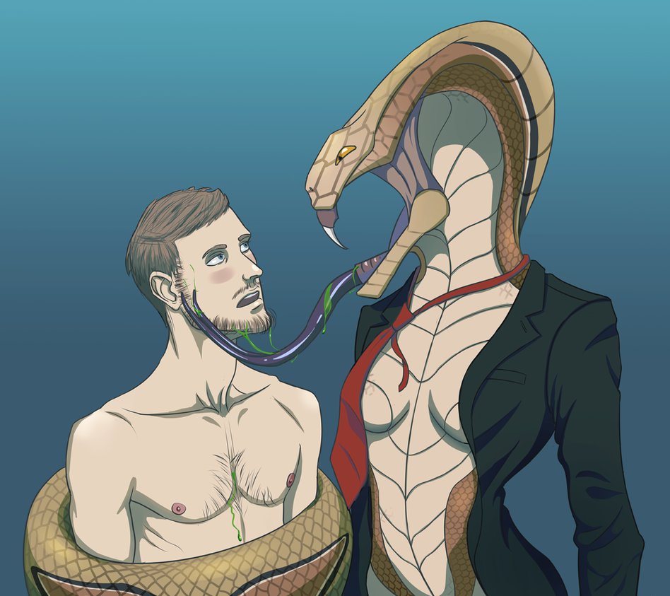 alien breasts cobra coils deliciouslydemented duo fangs female human licking male male/female mammal naga necktie reptile scalie snake squeezing suit tongue tongue_out video_games viper_(x-com) x-com