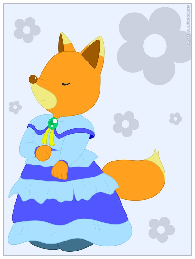 anime beauty canine cartoon clothing cute dress fannyfox flower fox invalid_color mammal mapletown plant verona verona7881