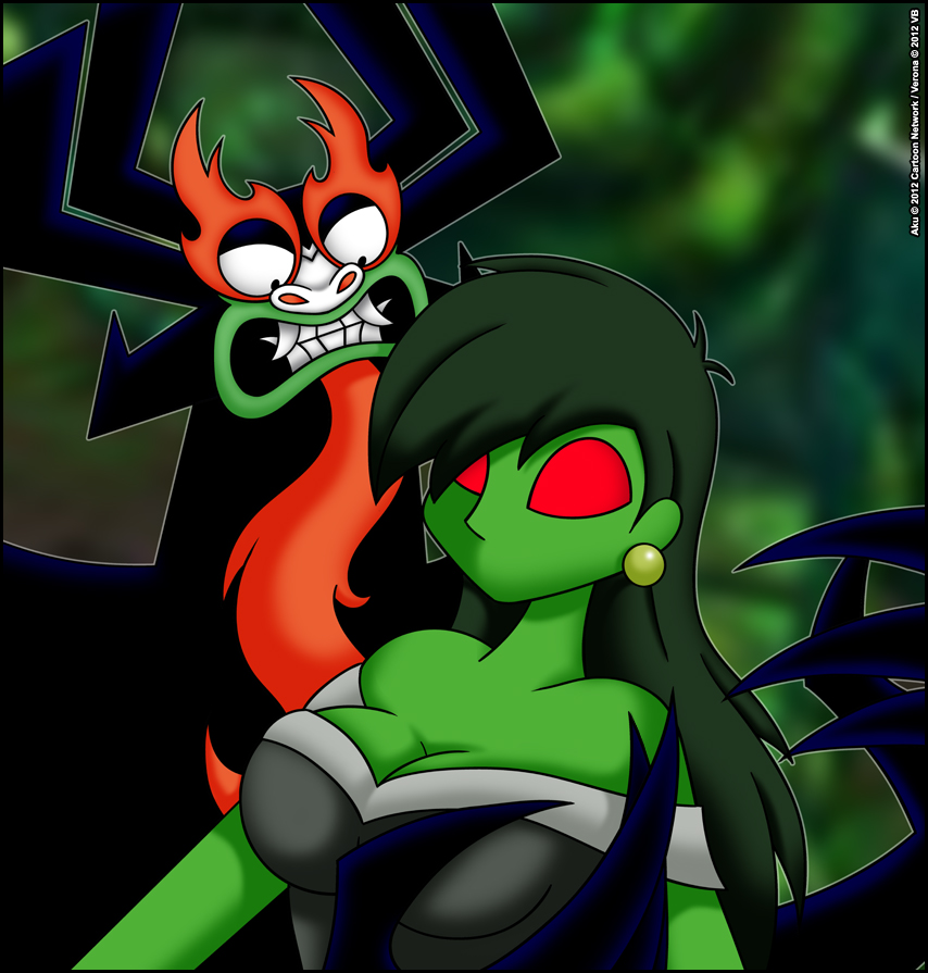 aku cartoon demon fall female fusion game_(disambiguation) lady magic_user male shapeshifter verona verona7881