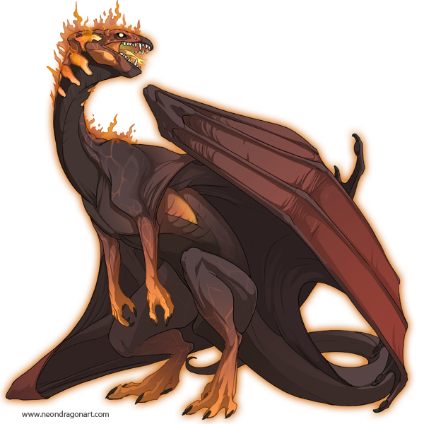 alpha_channel ambiguous_gender dragon feral fire flamecaller flight_rising forked_tongue glowing membranous_wings neondragon open_mouth scalie sharp_teeth simple_background solo teeth tongue transparent_background wings yellow_eyes