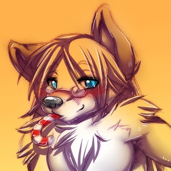 avatar blush candy candy_cane canine eyewear food fox glasses inuki mammal sucking