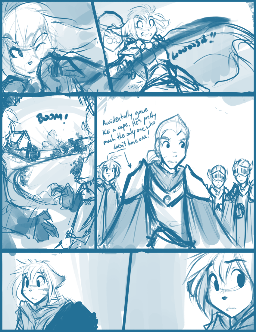 armor basitin cape clothing comic feline female flora_(twokinds) group hair human keidran keiren_(twokinds) keith_keiser male mammal simple_background sketch tiger tom_fischbach twokinds white_background