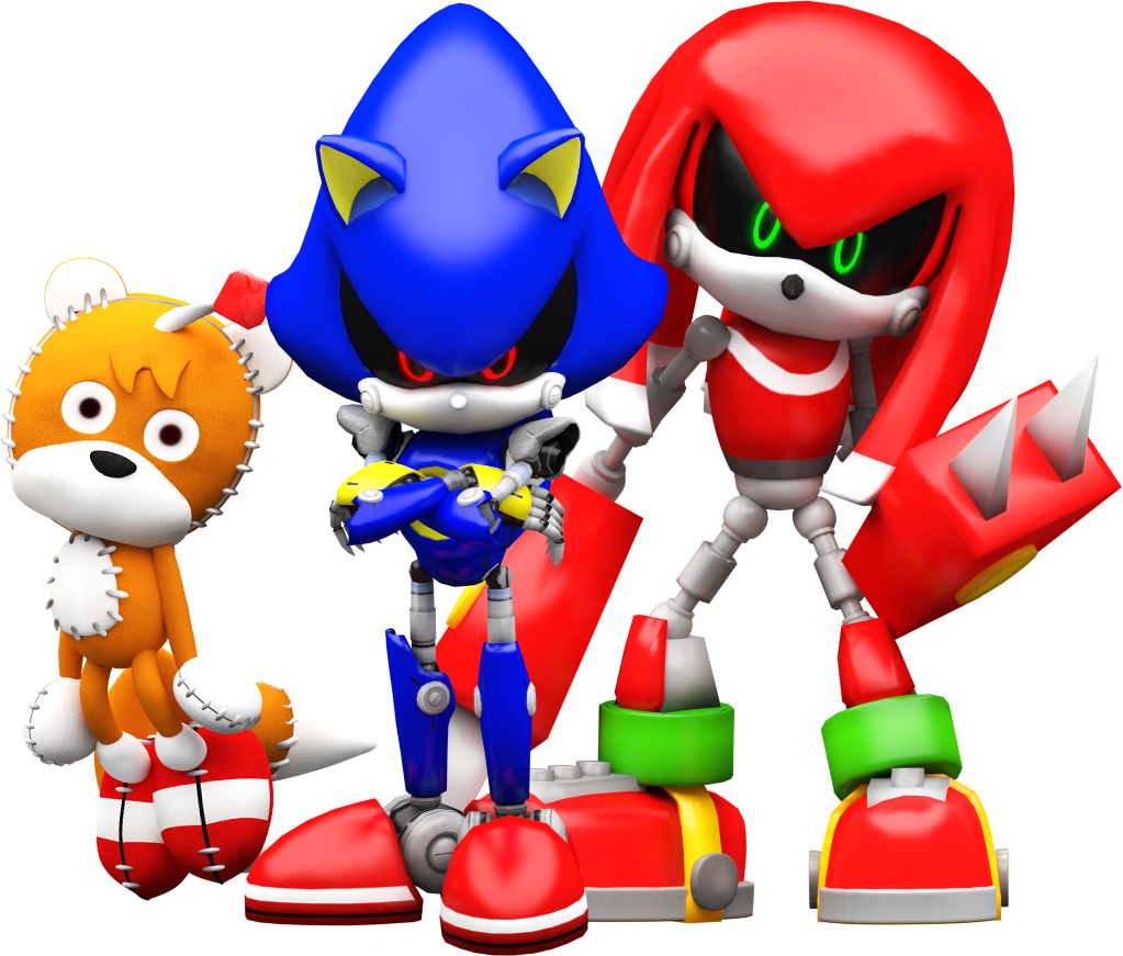 machine metal_knuckles metal_sonic nibroc_rock robot sonic_(series) tails_doll