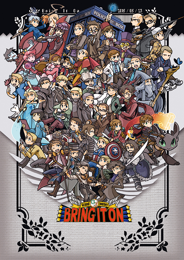 6+girls ;) aang actor_connection adventure_time animal animal_on_head annotated arthur_dent avatar:_the_last_airbender avatar_(series) avengers axe bald baymax beard benedict_cumberbatch big_hero_6 bilbo_baggins bill_cipher black_hair black_widow blonde_hair blue_dress blue_skin boots brown_hair bug bunny bunny_on_head butterfly cane cape captain_america coat cookie cosplay cross-laced_footwear dipper_pines disney doctor_who dog doughnut dragon dress e._aster_bunnymund elsa_(frozen) everyone facial_hair facial_mark fire food frame frozen_(disney) gandalf gary_unwin gravity_falls green_eyes gregory_(over_the_garden_wall) gregory_house groot guardians_of_the_galaxy gun handgun hands_in_pockets hannibal_(tv_series) hannibal_lecter harold_finch_(person_of_interest) harry_hart hat hector_dixon hiccup_horrendous_haddock_iii house_m.d. how_to_train_your_dragon insect instrument jack_frost_(rise_of_the_guardians) jacket james_buchanan_barnes james_tiberius_kirk james_wilson john_hamish_watson john_reese_(person_of_interest) khan_noonien_singh kingsman:_the_secret_service knee_boots labcoat larten_crepsley long_coat long_hair mabel_pines madam_octa marshall_lee martin_freeman marvel melay_(khrssc) merlin_(kingsman) multiple_boys multiple_girls mustache on_head one_eye_closed over_the_garden_wall pants pants_rolled_up person_of_interest personification peter_guillam peter_quill phaser pink_skin pistol plate prince_bubba_gumball prosthesis prosthetic_leg real_life rise_of_the_guardians robert_downey_jr. rocket_raccoon scarf sherlock_(bbc) sherlock_holmes sherlock_holmes_(sherlock) shield shoes sly_cooper smaug smaug_(cosplay) smile sneakers spock staff star_trek steve_rogers superjail sword tadashi_hamada tardis teapot the_adventures_of_sherlock_holmes the_doctor the_hitchhiker's_guide_to_the_galaxy the_hobbit the_saga_of_darren_shan the_warden thorin_oakenshield tinker_tailor_soldier_spy tintin tony_stark toothless top_hat violin waddles weapon wild_target winter_soldier wirt_(over_the_garden_wall) wizard wizard_hat
