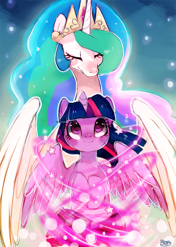 closed_eyes horn looking_up my_little_pony my_little_pony_friendship_is_magic no_humans smile star suikuyo twilight_sparkle wings