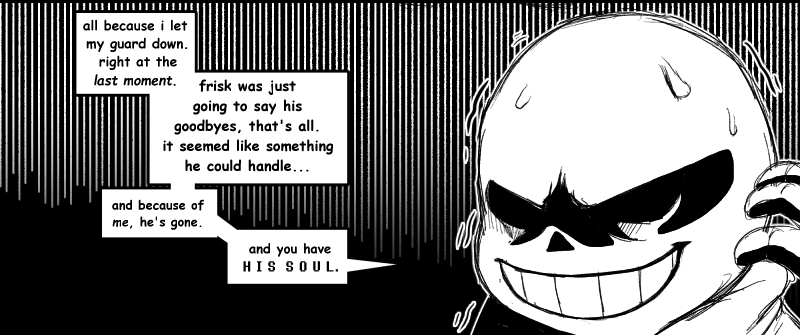 2015 black_and_white bone fatz_geronimo_(artist) grin monochrome monster sans_(undertale) shadow skeleton skull sweat undertale video_games