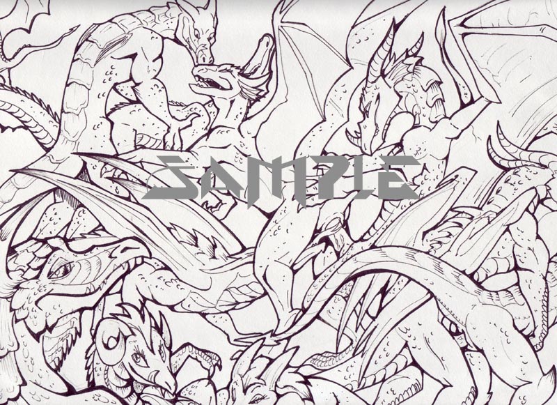 biceps blaquetygriss dragon fangs female forked_tongue group group_sex happy happy_sex horn licking looking_pleasured male male/female oral orgy penis scales scalie sex sharp_teeth smile teeth tongue tongue_out vaginal vein veiny_penis vertical_pupil watermark western_dragon wings