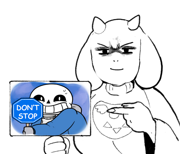 caprine edit goat mammal sans_(undertale) simple_background toriel undertale unknown_artist video_games white_background