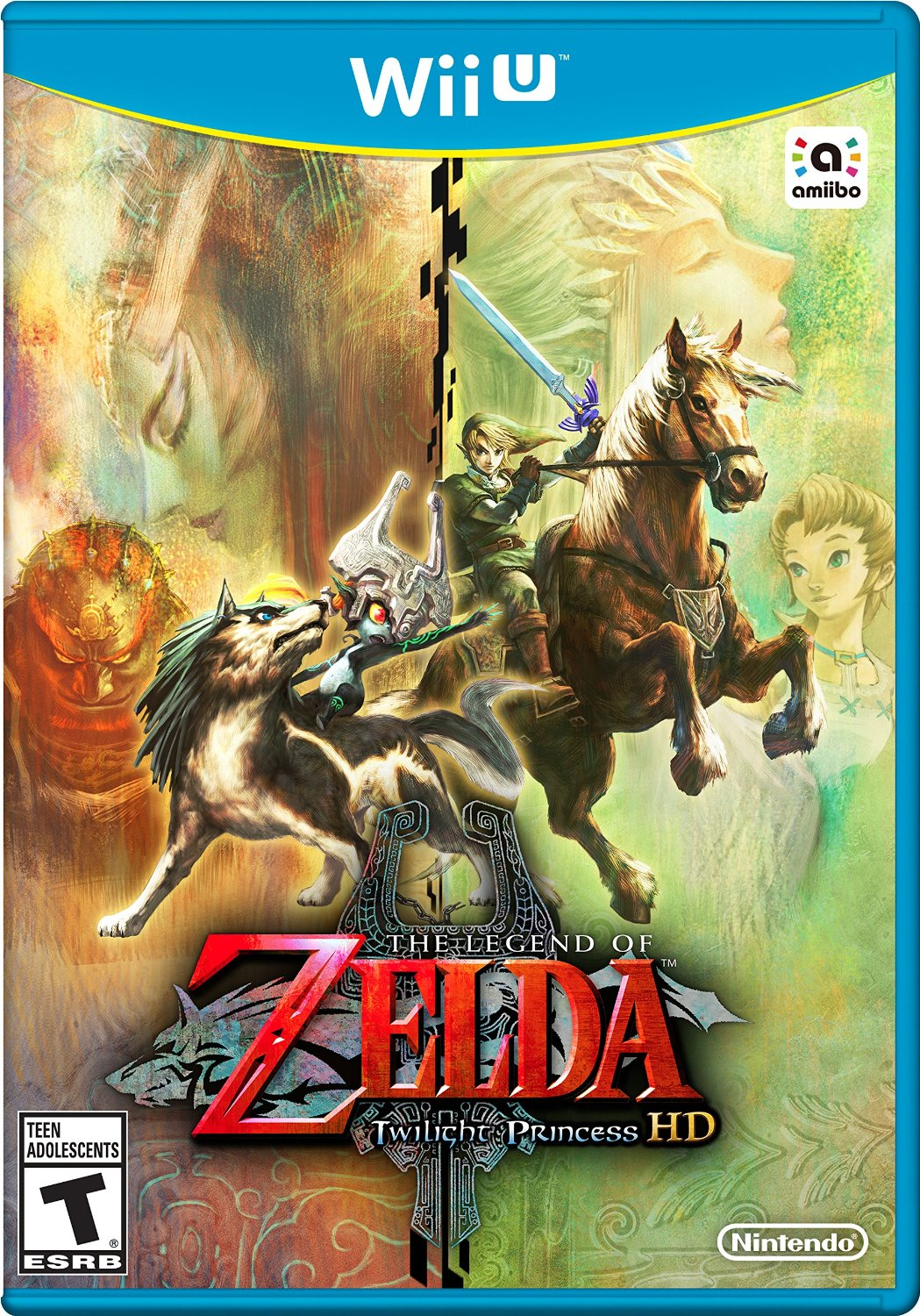 2girls box_art game_console ganondorf highres ilia_(zelda) link midna midna_(true) multiple_boys multiple_girls nintendo official_art princess_zelda the_legend_of_zelda the_legend_of_zelda:_twilight_princess wii_u