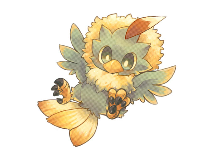 bad_id bad_pixiv_id bird feathered_wings feathers gen_5_pokemon no_humans pokemon pokemon_(creature) rufflet simple_background solo white_background wings