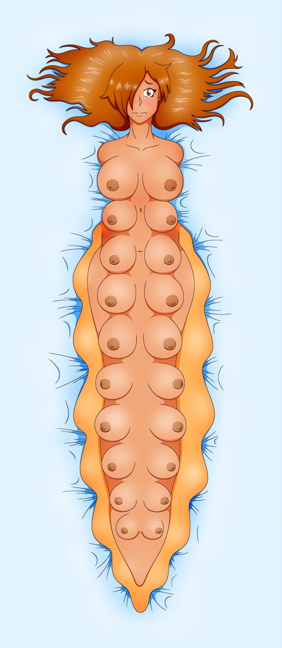 breasts elek-tronikz female gastropod human mammal multi_breast nipples slug solo what what_has_science_done