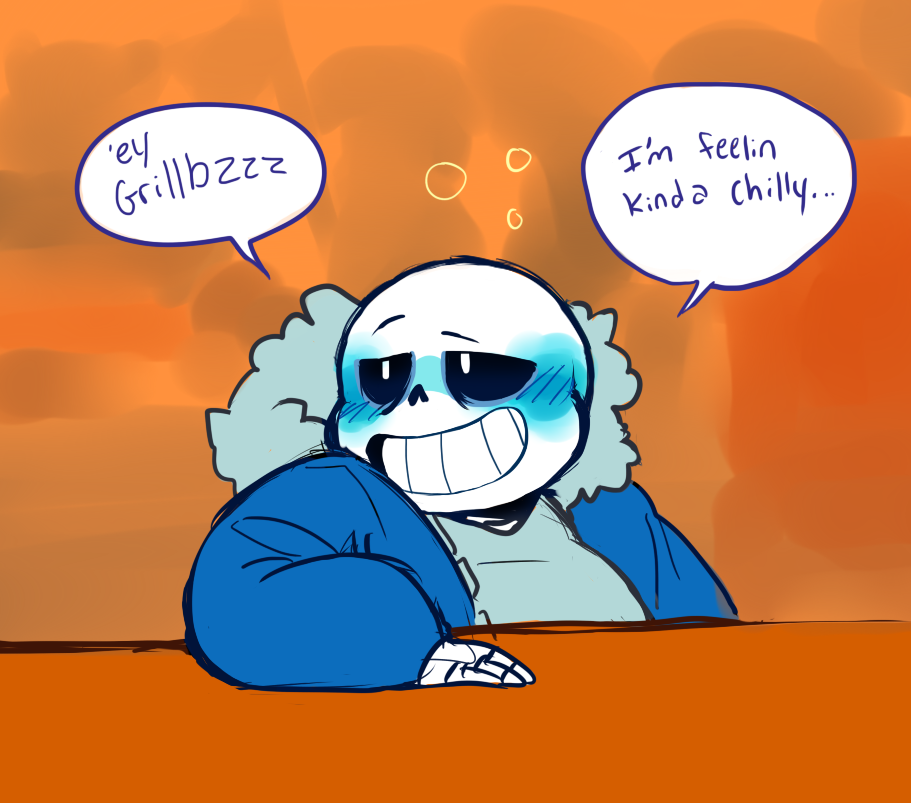 animated_skeleton blush bone clothed clothing comic dialogue english_text grin hoodie male sans_(undertale) simple_background skeleton smile teeth tesazombie text undead undertale video_games