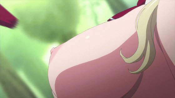 alicia_(queen's_blade) alicia_(queen's_blade) animated animated_gif areolae blonde_hair breasts high_heels large_breasts nipple nipples queen's_blade queen's_blade stomp