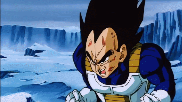 90s android android_13 angry animated animated_gif armor backbreaker black_hair blue_skin blue_sky boots clenched_teeth dragon_ball dragonball_z earrings frown glacier gloves grabbing grin jewelry kicking male_focus multiple_boys no_eyebrows no_pupils open_mouth pain pants punching red_hair screaming sky smile teeth vegeta violence yellow_sclera