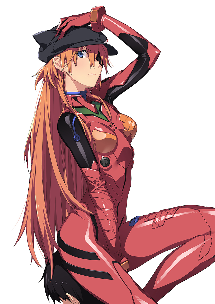 bodysuit eyepatch neon_genesis_evangelion souryuu_asuka_langley tatsuwo