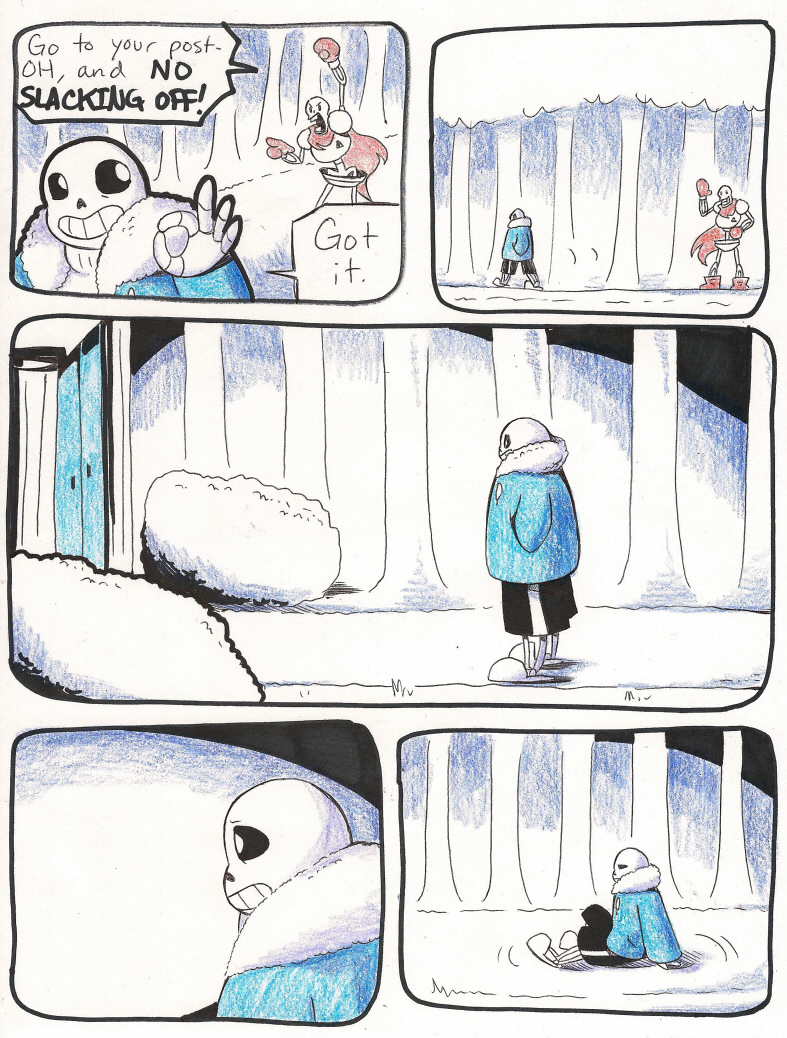 aftertale animated_skeleton bone clothed clothing comic dialogue door english_text loverofpiggies papyrus_(undertale) sans_(undertale) skeleton text undead undertale video_games