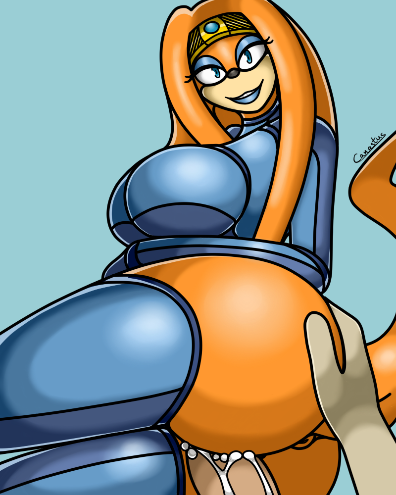 big_breasts big_butt blue_background blue_eyes blue_lipstick breasts butt canastus clothing crown duo female grope half_naked human interspecies_sex male mammal penetration rubber simple_background skinsuit sonic_(series) sonic_adventure tiara tight_clothing tikal_the_echidna vaginal vaginal_penetration video_games zero_suit