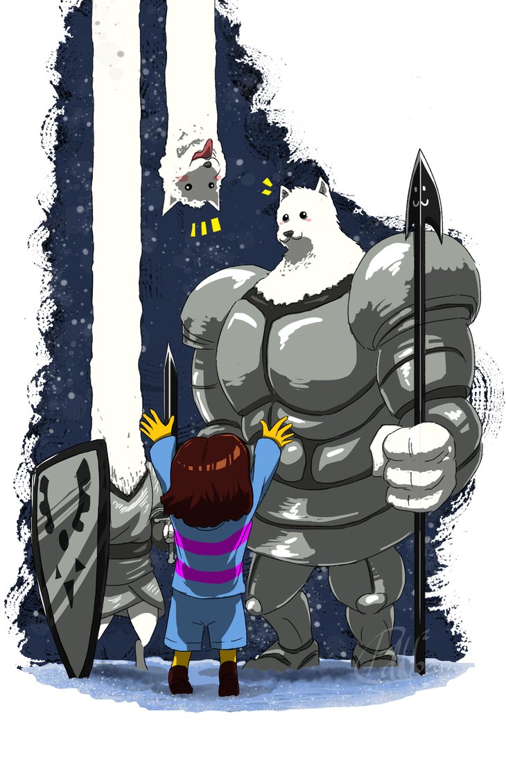 canine digital_media_(artwork) greater_dog group human lesser_dog long_neck mammal pdubbsquared protagonist_(undertale) undertale video_games