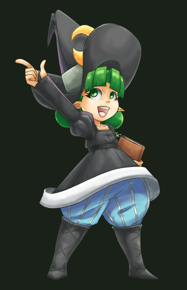 cosplay crossover farore final_fantasy final_fantasy_iii kiwi_(artist) mage solo source_request the_legend_of_zelda witch