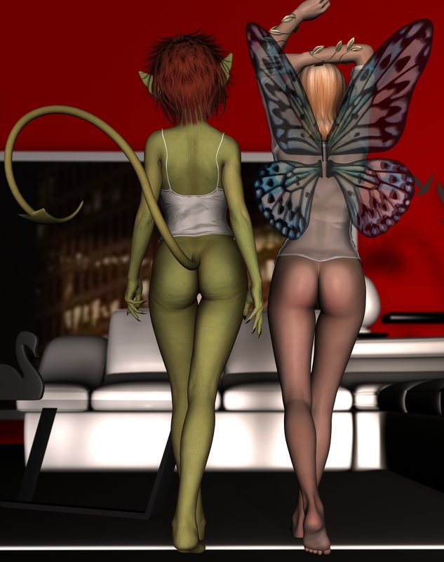 3d_(artwork) arm-up butt digital_media_(artwork) eas fairy feet from_behind_position hair imp inside invalid_tag petals red_hair sex sofa tempest vic34677 walking walls wide_hips wings