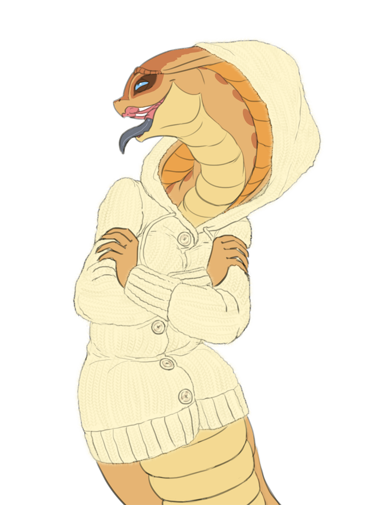 2016 clothing cobra female fluffy reptile scalie siansaar snake solo tongue tongue_out video_games viper_(x-com) x-com