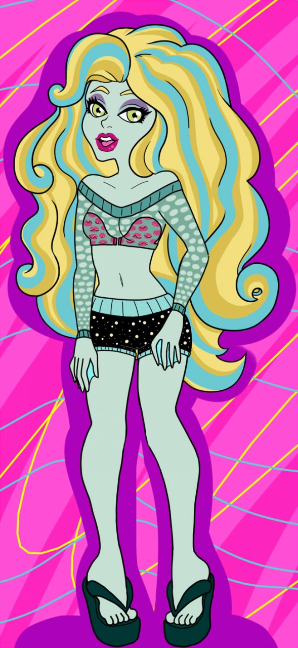 female green_eyes lagoona_blue lips looking_at_viewer marine monster_high msmizu solo