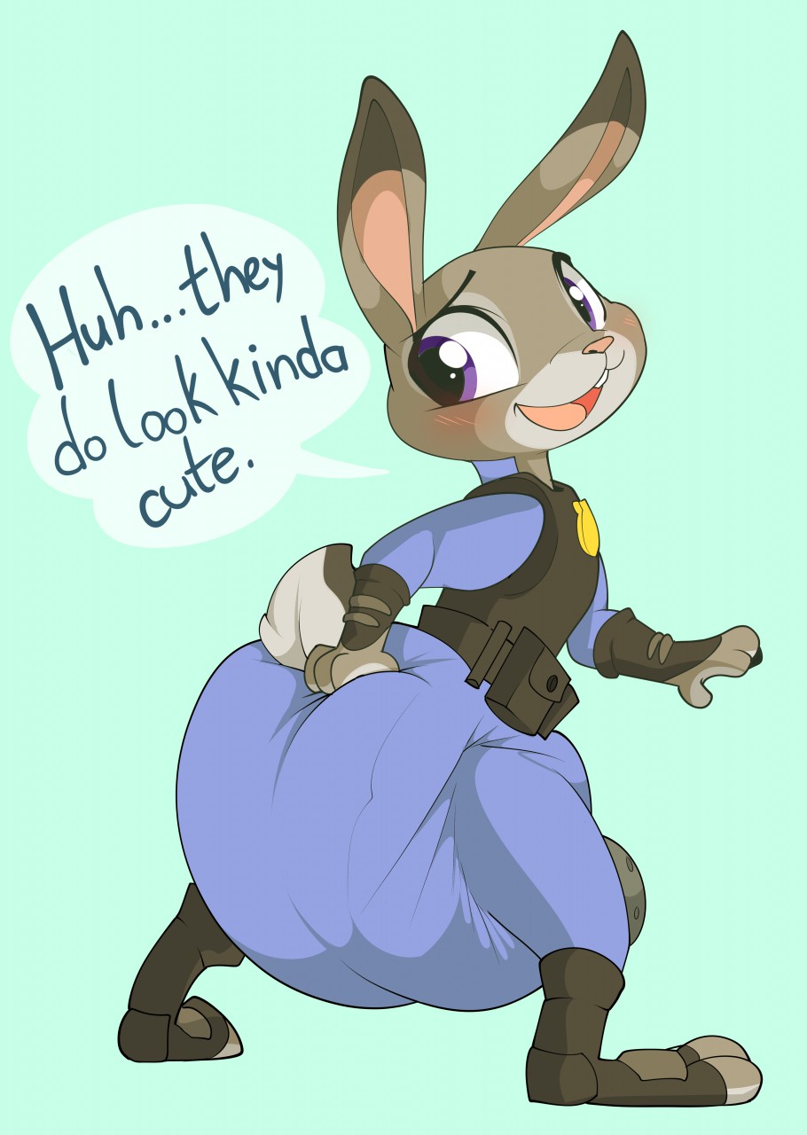 blush diaper disney invalid_tag judy_hopps kurikia lagomorph mammal officer paws poof rabbit simple_background zootopia