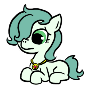 cub earth_pony emerald_jewl equine fan_character ficficponyfic horse jewelry mammal my_little_pony necklace pony simple_background white_background young