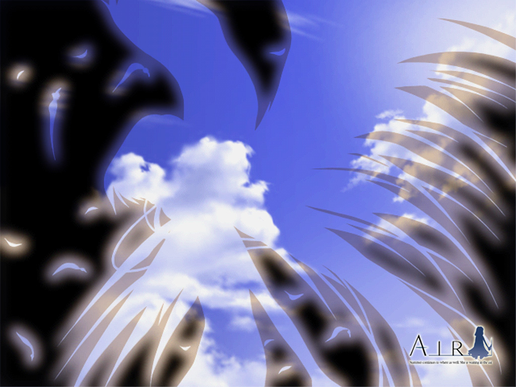 air kanna kannabi_no_mikoto key silhouette visualart wings