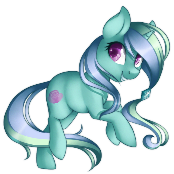crystal_rose cutie_mark equine fan_character female feral fur gem green_fur green_hair hair hooves horn horse mammal my_little_pony pony purple_eyes silentwulv simple_background smile solo unicorn