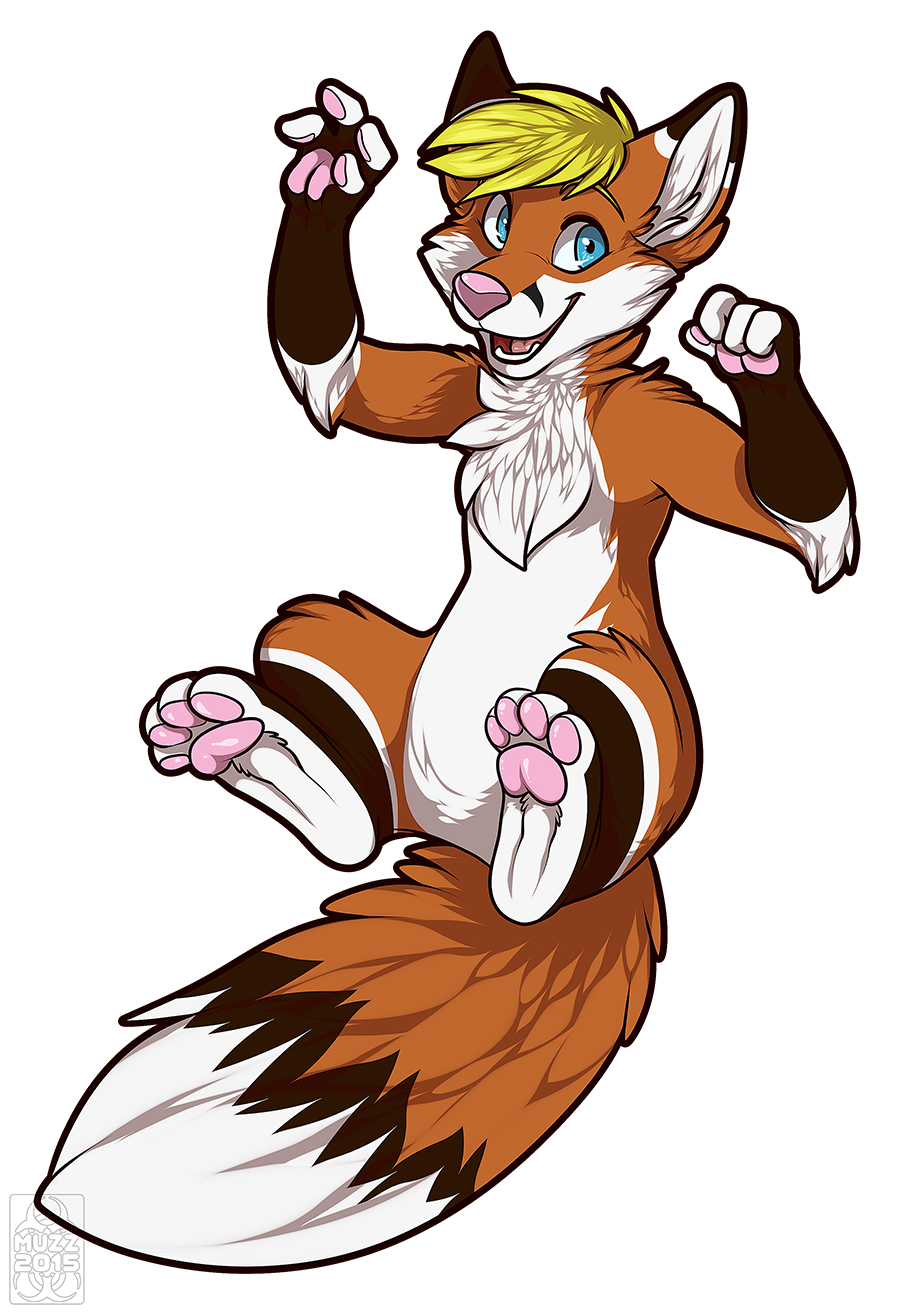 2015 4_fingers 4_toes alpha_channel anthro big_tail black_markings blonde_hair blue_eyes brown_fur canine cute digital_media_(artwork) dipstick_tail facial_markings featureless_crotch fingerless_(marking) fluffy fluffy_tail fox foxeh front_view fur gloves_(marking) hair hi_res looking_at_viewer male mammal markings multicolored_fur multicolored_tail muzz naturally_censored nude open_mouth orange_fur pawpads paws pink_nose pink_pawpads pink_tongue simple_background smile socks_(marking) soles solo teeth toes tongue transparent_background watermark white_fur