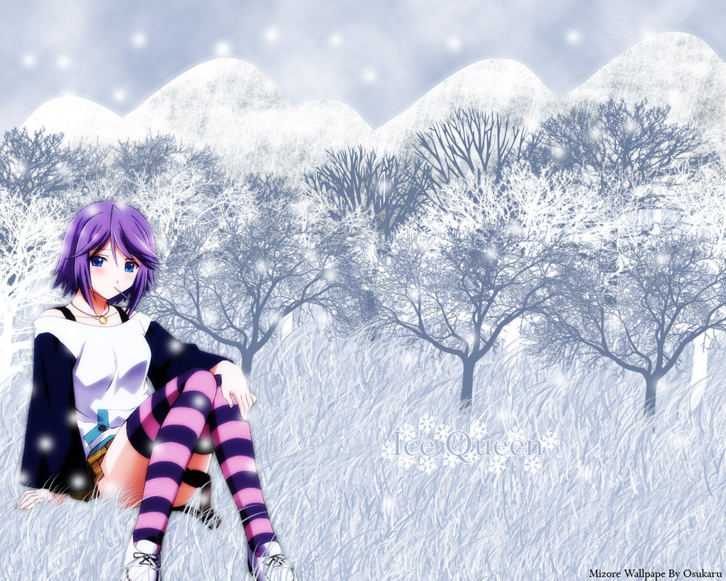 rosario+vampire shirayuki_mizore snow tagme