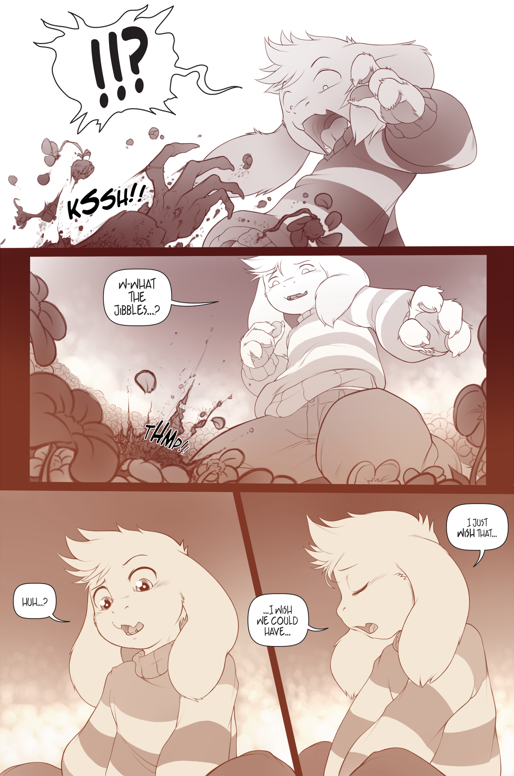 asriel_dreemurr au chara comic undertale video_games