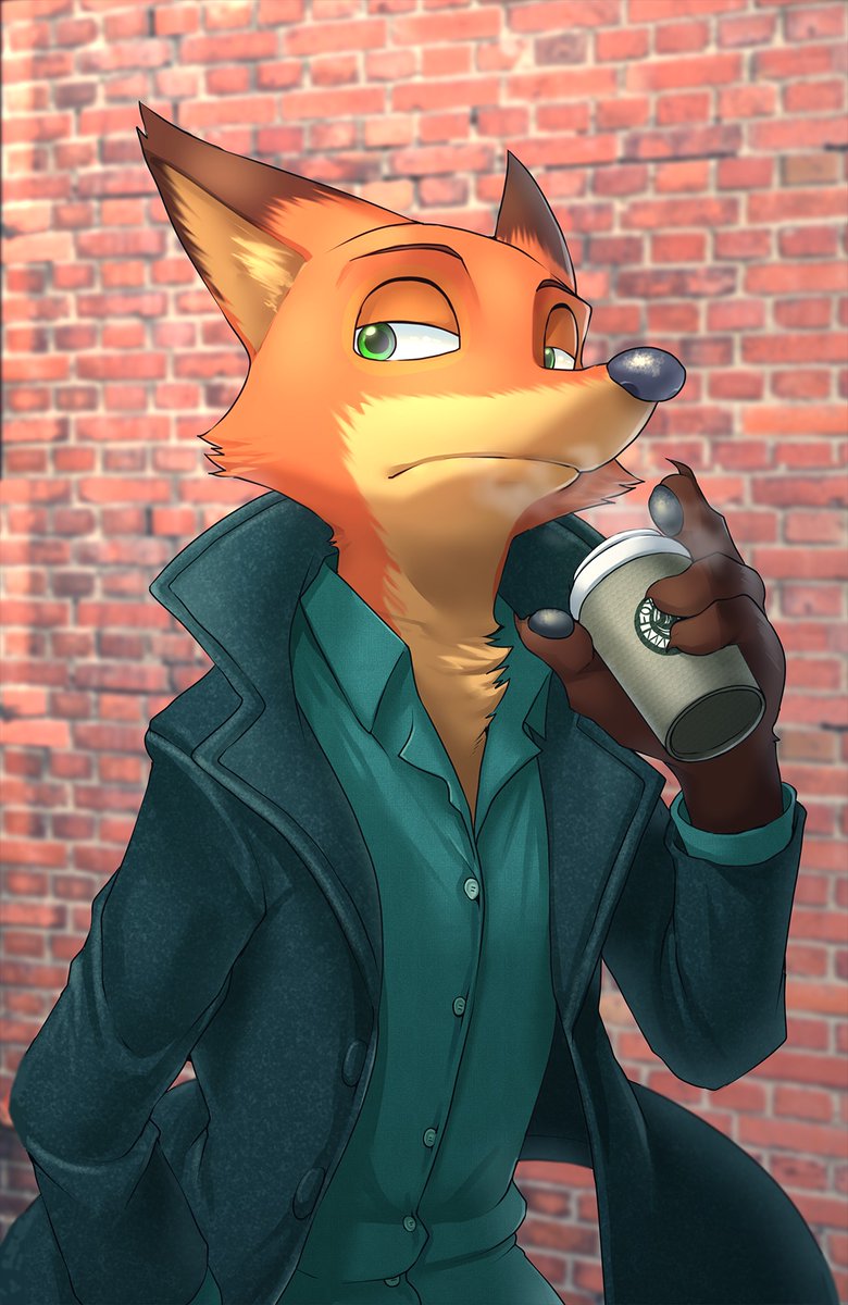 2016 anthro canine disney fox male mammal nick_wilde raizinndx zootopia