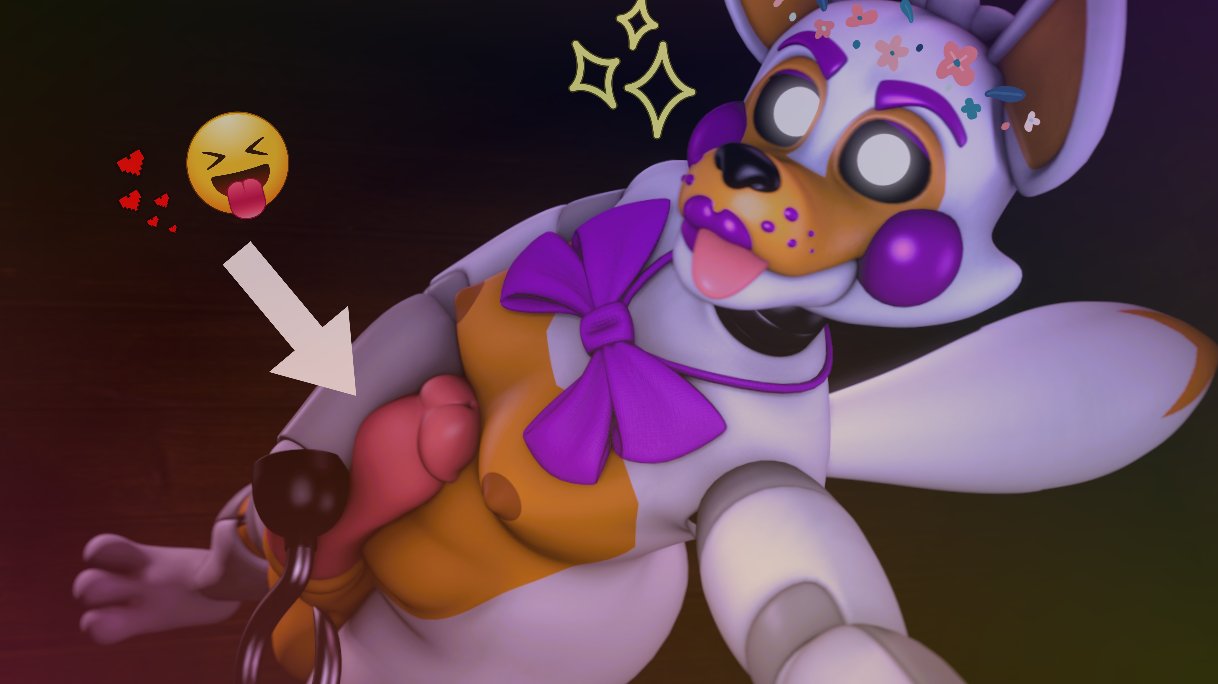 2024 3d_(artwork) animatronic anthro arrow_sign balls big_penis black_nose black_sclera bow_ribbon brown_nipples camera_view canid canine cellphone digital_media_(artwork) electronics emoji five_nights_at_freddy's five_nights_at_freddy's_world fox genitals hair heart_symbol high-angle_view holding_cellphone holding_object holding_phone hook hook_hand lips lolbit_(fnaf) looking_at_viewer machine male mammal multicolored_body nipples nude orange_body orange_tail penis phone presenting presenting_penis purple_bow purple_lips robot scottgames sfmmations solo source_filmmaker standing star tail tongue tongue_out two_tone_body two_tone_tail white_body white_ears white_eyes white_hair white_tail