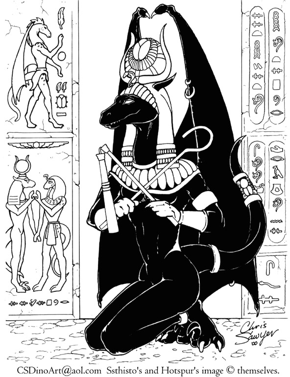 2000 anthro chris_sawyer dragon egyptian female scalie tagme